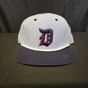 Detroit Tigers Pinstripe Rope Strapback Hat